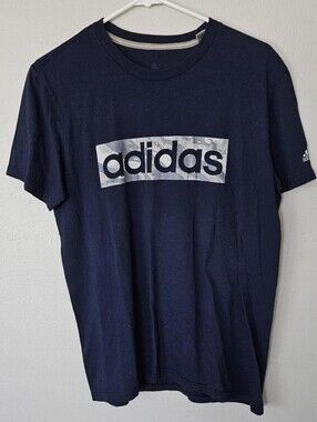 Adidas Blue And Grey Shirt
